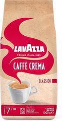 LAVAZZA Caffe Crema Classico Kaffee ganze Bohnen 1000g