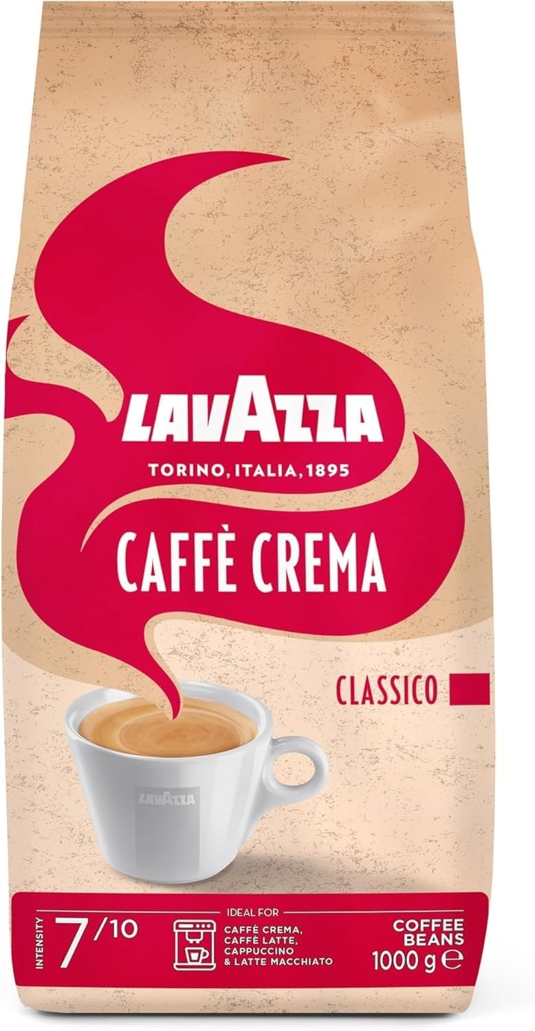 LAVAZZA Caffe Crema Classico Kaffee ganze Bohnen 1000g