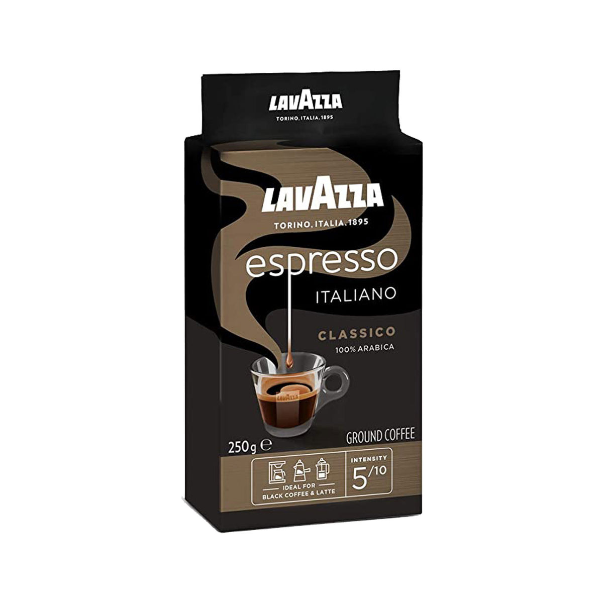 LAVAZZA Espresso 100% ARABICA Kaffee gemahlen 250g